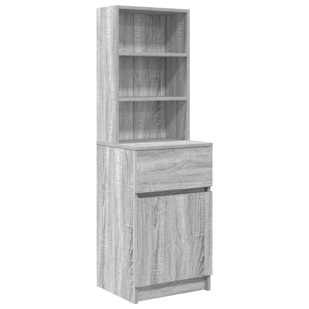 Nachttisch Grau Sonoma 39x35x125 cm