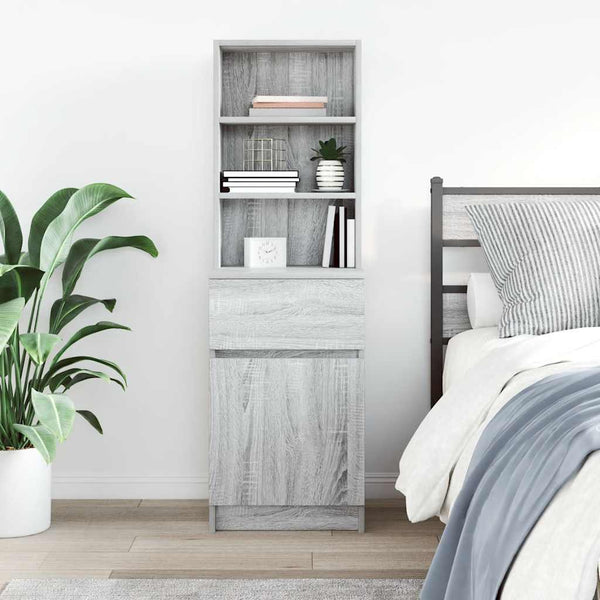 Nachttisch Grau Sonoma 39x35x125 cm