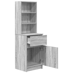 Nachttisch Grau Sonoma 39x35x125 cm
