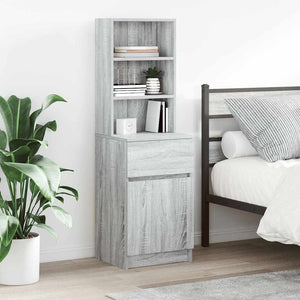 Nachttisch Grau Sonoma 39x35x125 cm