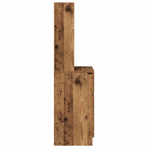 Nachttisch Altholz-Optik 39x35x125 cm