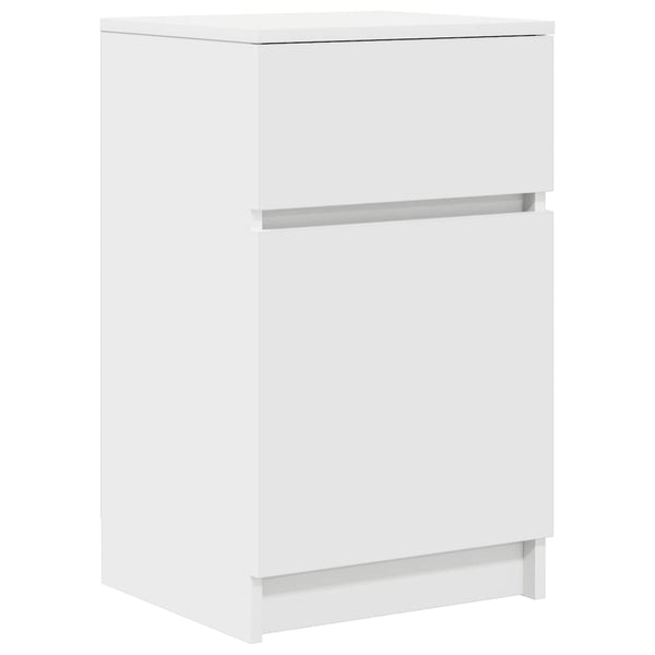 Nachttische 2er Set Weiß 39x35x65cm