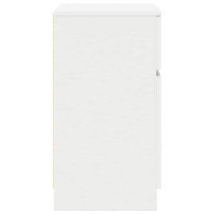 Nachttische 2er Set Weiß 39x35x65cm