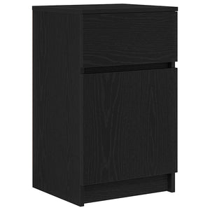 Nachttische 2er Set Schwarz 39x35x65 cm