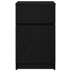 Nachttische 2er Set Schwarz 39x35x65 cm