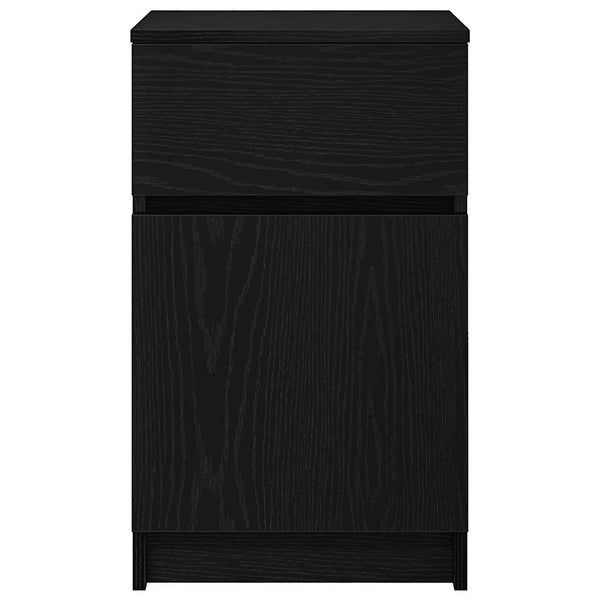 Nachttische 2er Set Schwarz 39x35x65 cm