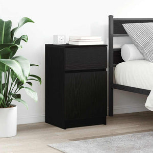 Nachttische 2er Set Schwarz 39x35x65 cm