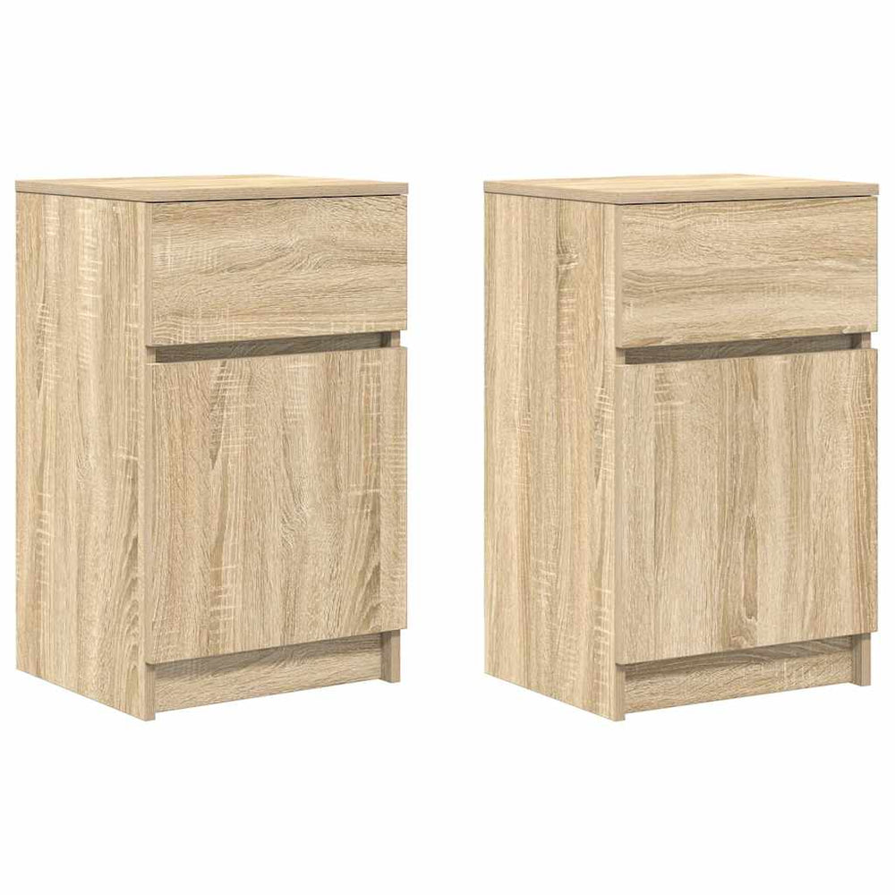 2er Set Nachttische Sonoma Eiche