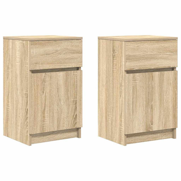 2er Set Nachttische Sonoma Eiche