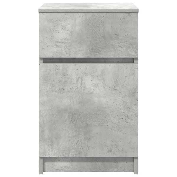 Betongrauer Nachttisch 39x35x65 cm
