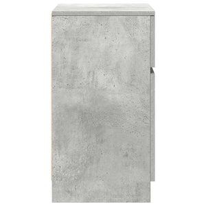 Betongrauer Nachttisch 39x35x65 cm