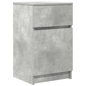 Nachttische 2er Set Betongrau 39x35x65 cm
