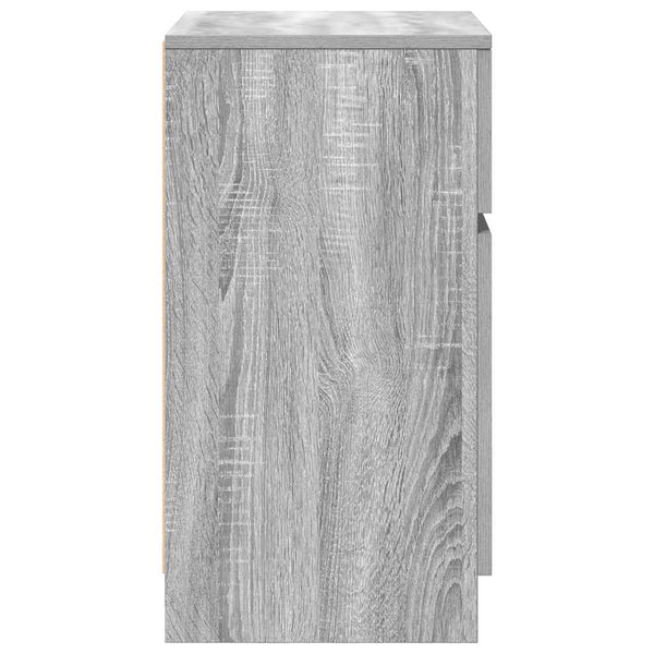 Grauer Nachttisch Sonoma 39x35x65 cm