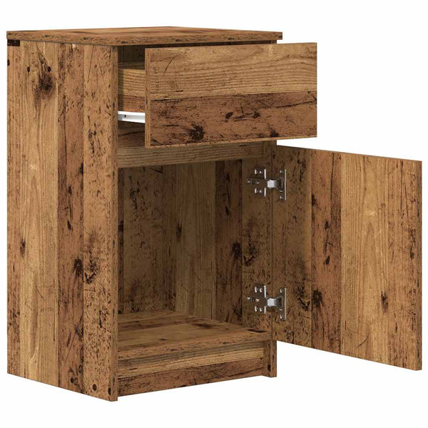 Nachttisch Altholz-Optik 65 cm