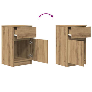 Nachttische 2er Set Artisan Eiche