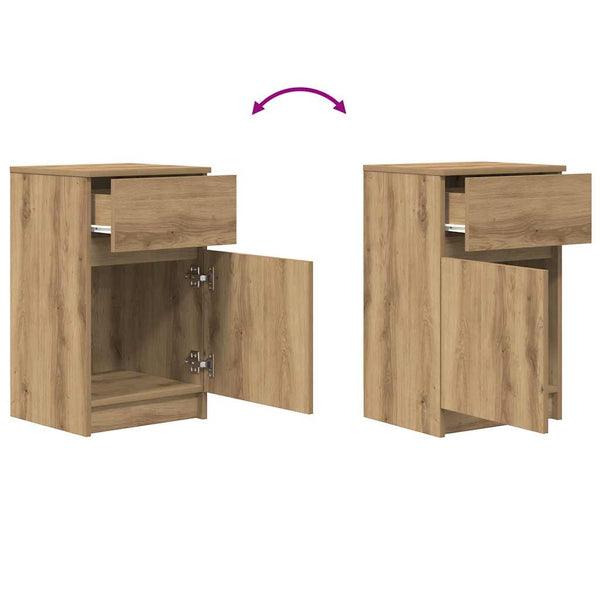 Nachttische 2er Set Artisan Eiche