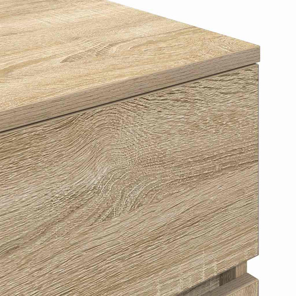 Nachttisch Sonoma-Eiche mit 3 Schubladen