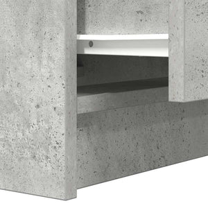 Nachttische Betongrau mit 2 Schubladen, 2er-Set
