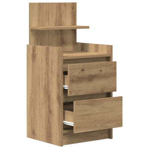 Nachttisch Artisan Eiche mit 2 Schubladen