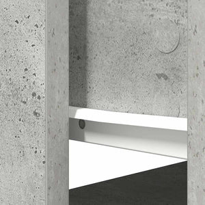 Konsolentisch Betongrau mit Schubladen