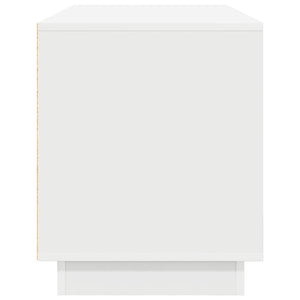 TV-Schrank mit LED Weiß 100 cm