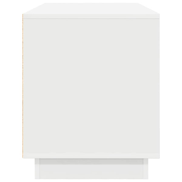 TV-Schrank mit LED Weiß 100 cm