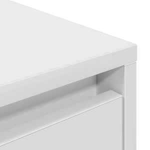 TV-Schrank mit LED Weiß 100 cm