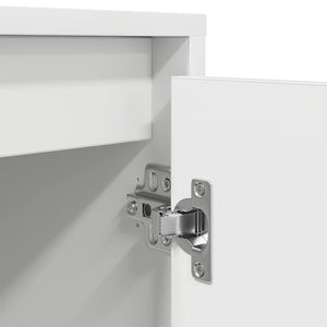 TV-Schrank mit LED Weiß 100 cm