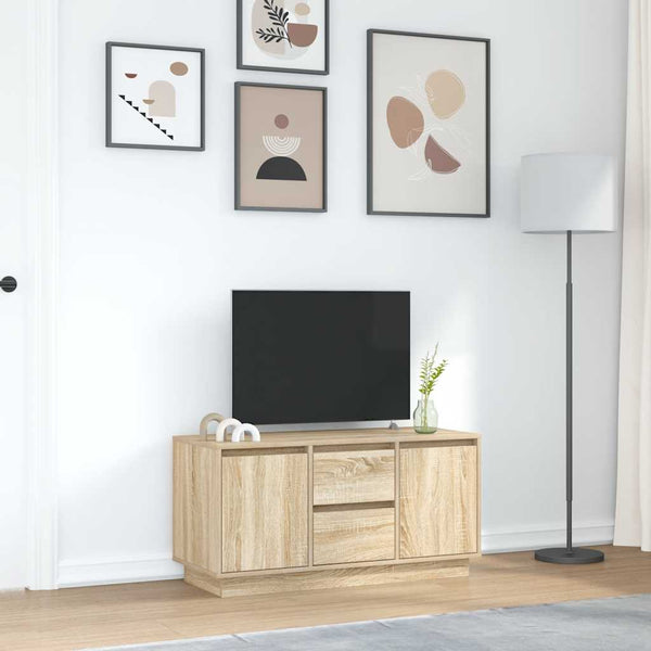 TV-Schrank Sonoma Eiche mit LED