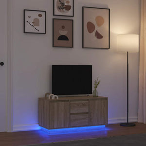 TV-Schrank Sonoma Eiche mit LED