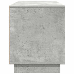 TV-Schrank Betongrau mit LED 100 cm