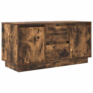 TV-Schrank mit LED Räuchereiche 100 cm