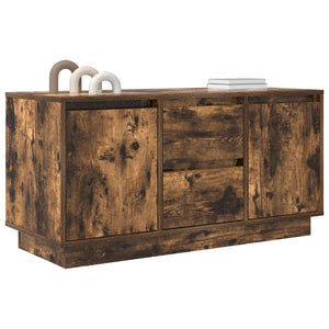 TV-Schrank mit LED Räuchereiche 100 cm