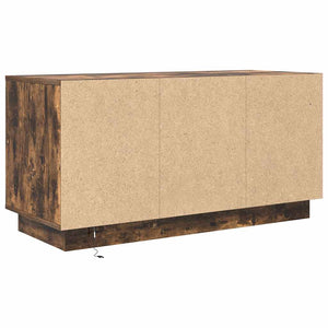 TV-Schrank mit LED Räuchereiche 100 cm