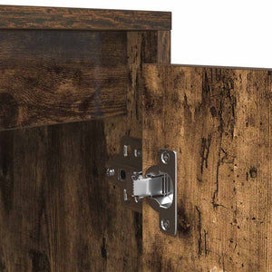 TV-Schrank mit LED Räuchereiche 100 cm