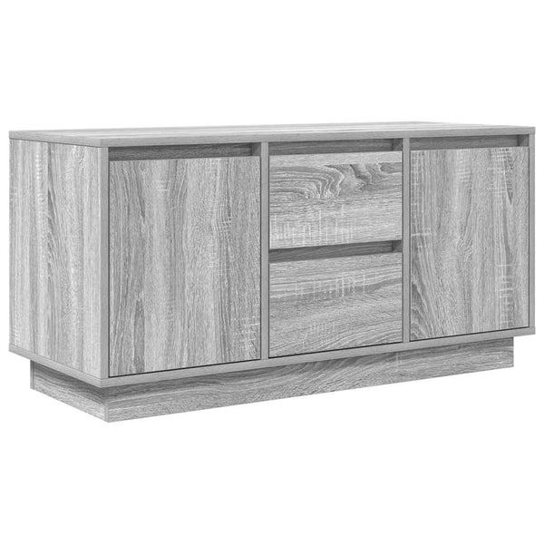 TV-Schrank mit LED Grau Sonoma 100 cm
