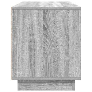 TV-Schrank mit LED Grau Sonoma 100 cm