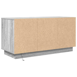 TV-Schrank mit LED Grau Sonoma 100 cm
