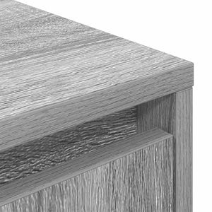 TV-Schrank mit LED Grau Sonoma 100 cm