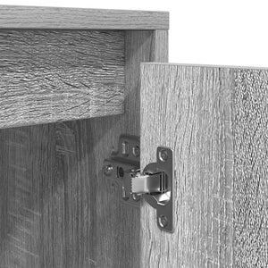 TV-Schrank mit LED Grau Sonoma 100 cm