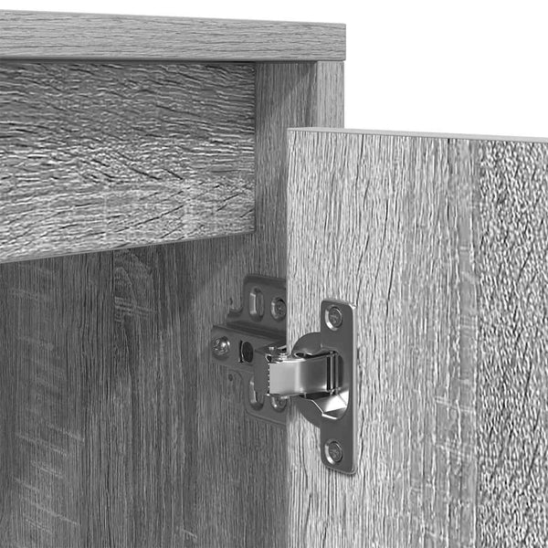 TV-Schrank mit LED Grau Sonoma 100 cm