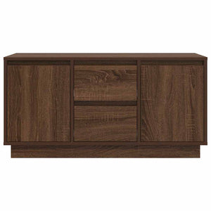 TV-Schrank Braun Eichenoptik mit LED 100 cm
