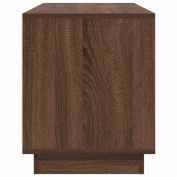 TV-Schrank Braun Eichenoptik mit LED 100 cm