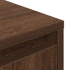TV-Schrank Braun Eichenoptik mit LED 100 cm
