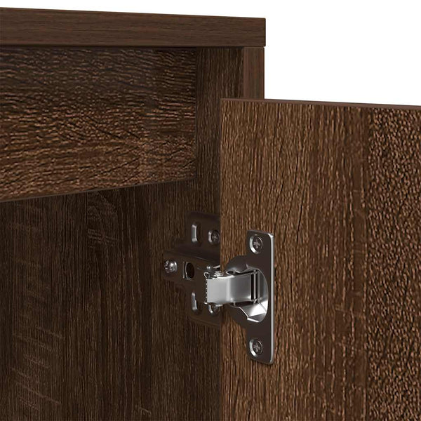 TV-Schrank Braun Eichenoptik mit LED 100 cm