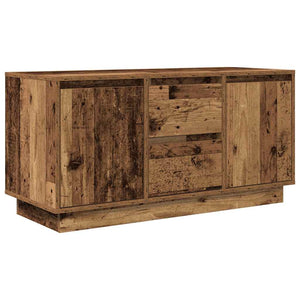 TV-Schrank mit LED Altholz-Optik 100 cm