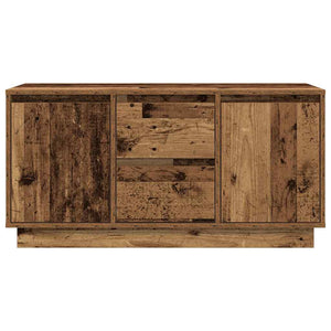 TV-Schrank mit LED Altholz-Optik 100 cm