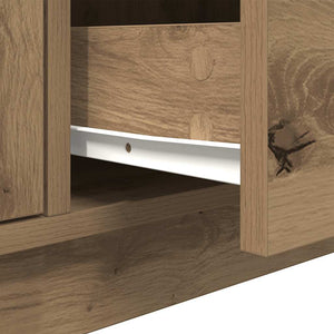 TV-Schrank Artisan Eiche mit LED 100 cm