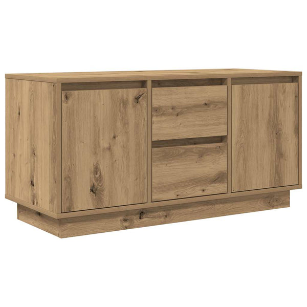 TV-Schrank Artisan Eiche mit LED 100 cm