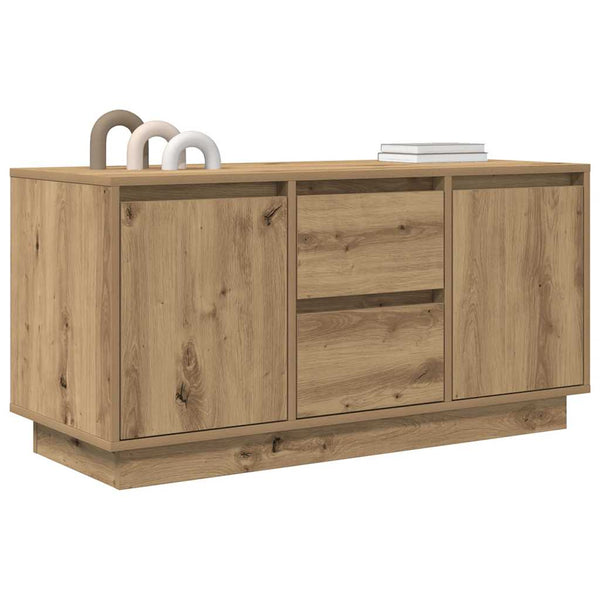 TV-Schrank Artisan Eiche mit LED 100 cm